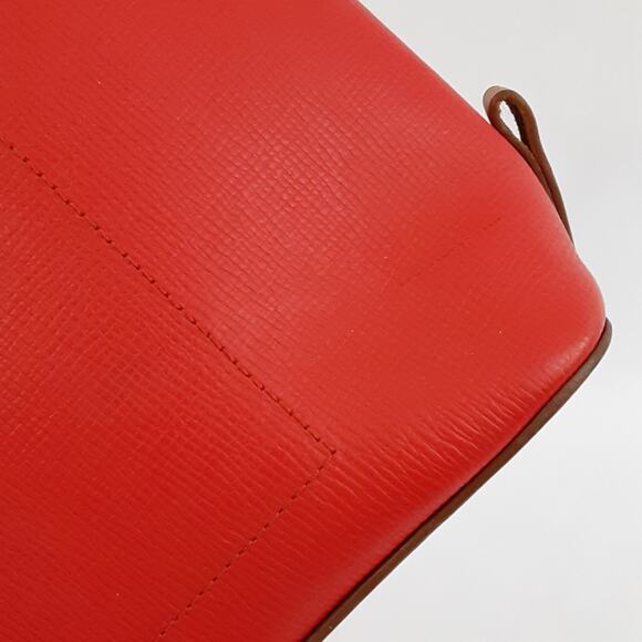 Dooney & Bourke Morgan Satchel Red Handbag Saffiano Leather Shoulder Bag Cognac - Picture 14 of 15